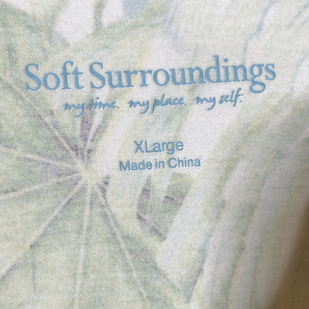 Soft Surroundings Tropical Paradise Tunic (XL) - Picture 8 of 9